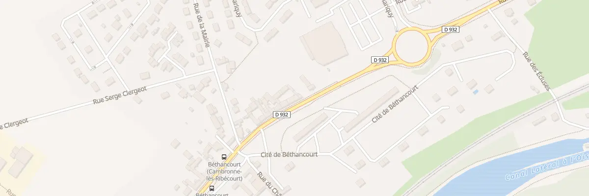Plan du 1064 Rue Nationale RN 32 à Cambronne-lès-Ribécourt