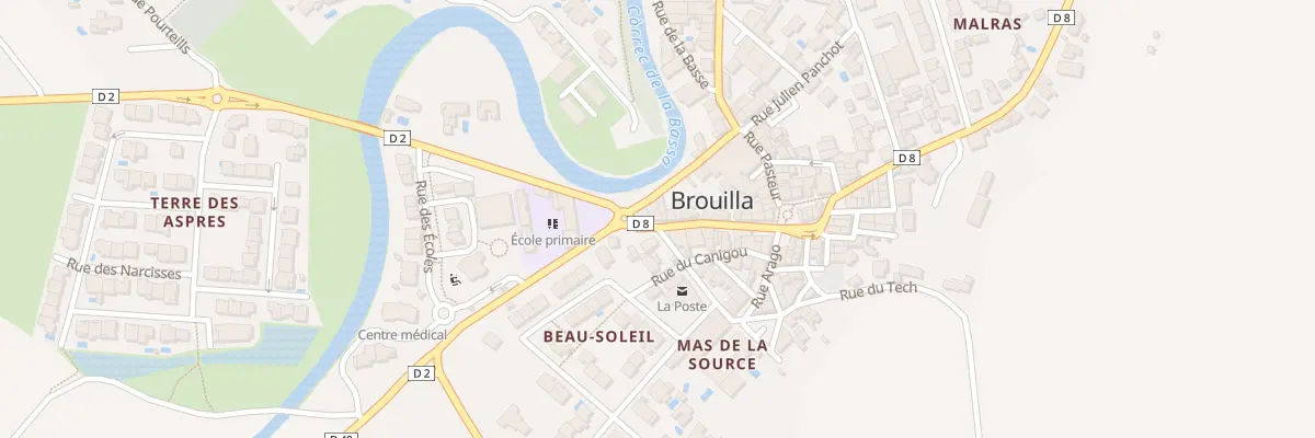 Plan du 22 Av Jean Moulin à Brouilla