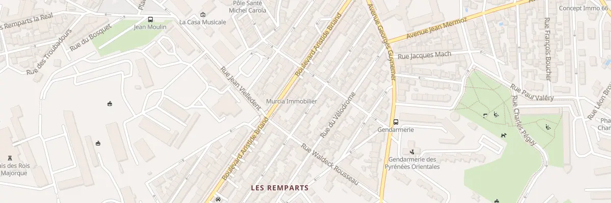 Plan du 38 Rue du Stadium à Perpignan