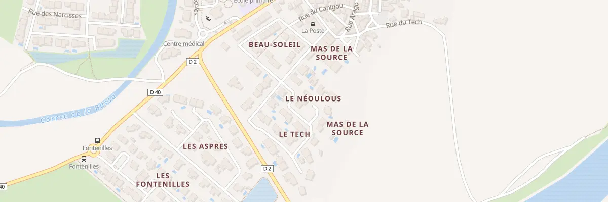 Plan du 6 Rue du Néoulous à Brouilla