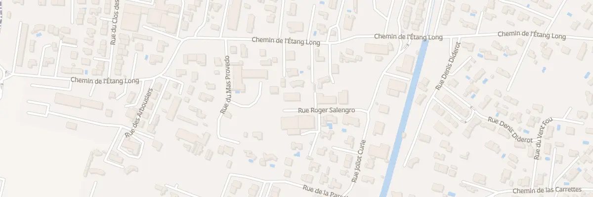 Plan du 1 Rue Roger Salengro à Pia