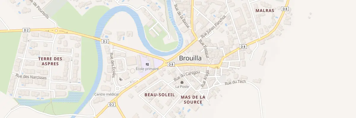 Plan du 94 Av Georges Clémenceau à Brouilla