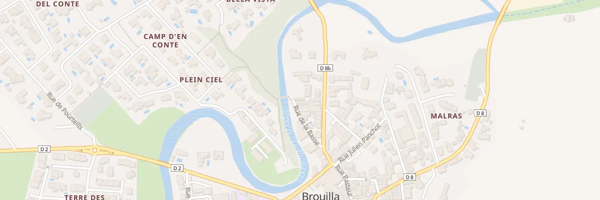 Plan du 2 Rue de la Basse à Brouilla