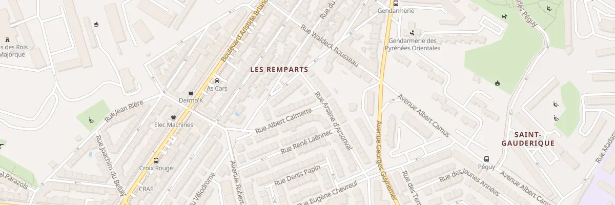 Plan du 17 Rue Albert Calmette à Perpignan