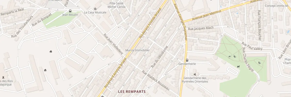 Plan du 36 Rue du Stadium à Perpignan