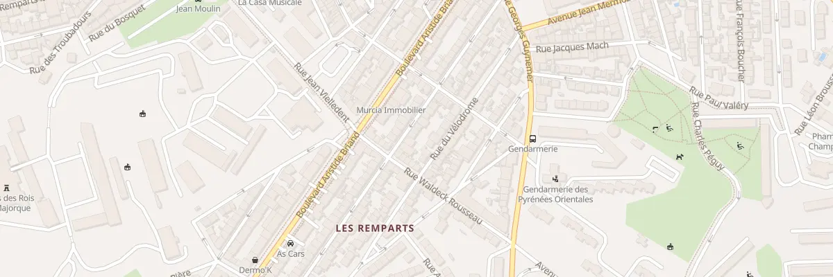 Plan du 45 Rue du Stadium à Perpignan