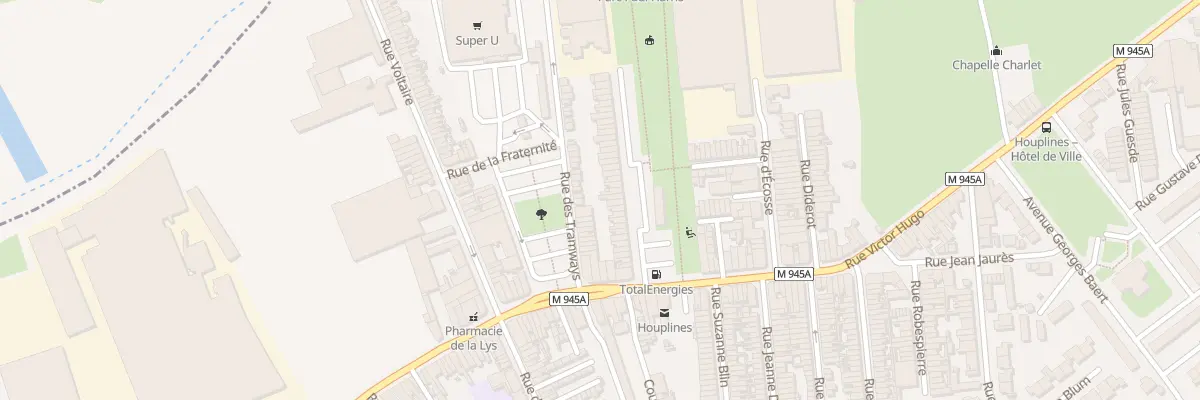 Plan du 25 Rue Dufour à Houplines