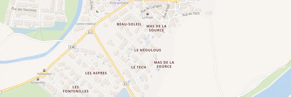 Plan du 4 Rue du Néoulous à Brouilla