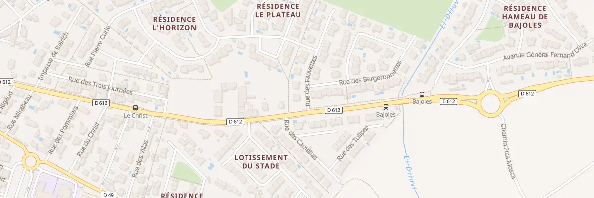 Plan du 2 Rue des Fauvettes à Bages