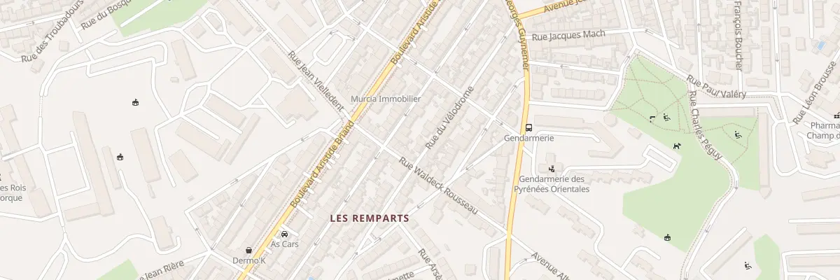 Plan du 34 Rue du Vélodrome à Perpignan