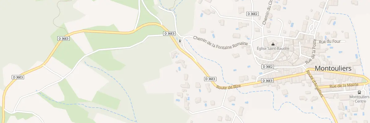 Plan du 5300F Rte de Bize à Montouliers