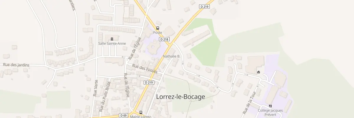 Plan du 2 Rue de la Tour à Lorrez-le-Bocage-Préaux
