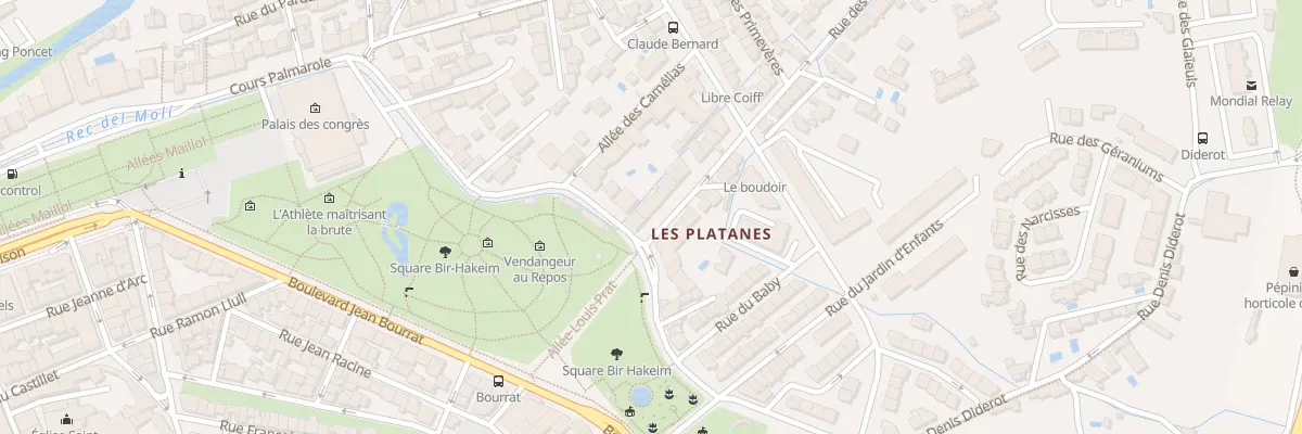 Plan du 3 Rue des Mimosas à Perpignan