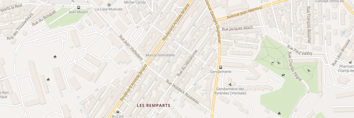 Plan du 37 Rue du Stadium à Perpignan