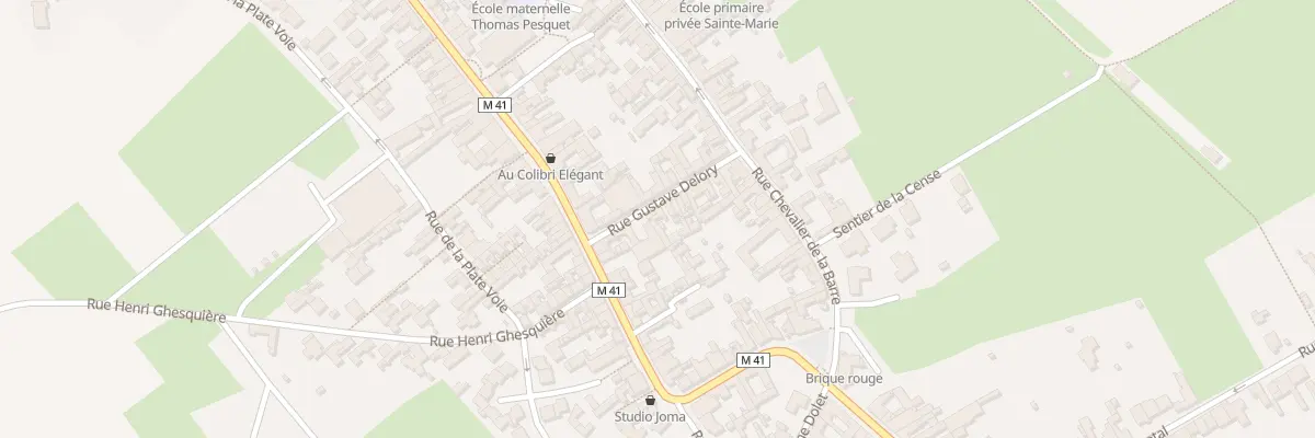 Plan du 3 Rue Gustave Delory à Sainghin-en-Weppes