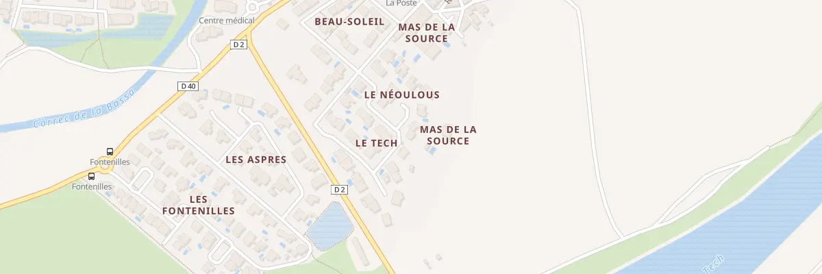 Plan du 10 Rue du Néoulous à Brouilla