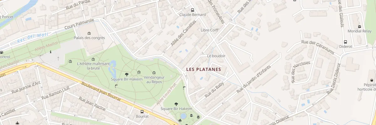 Plan du 5 Rue des Mimosas à Perpignan