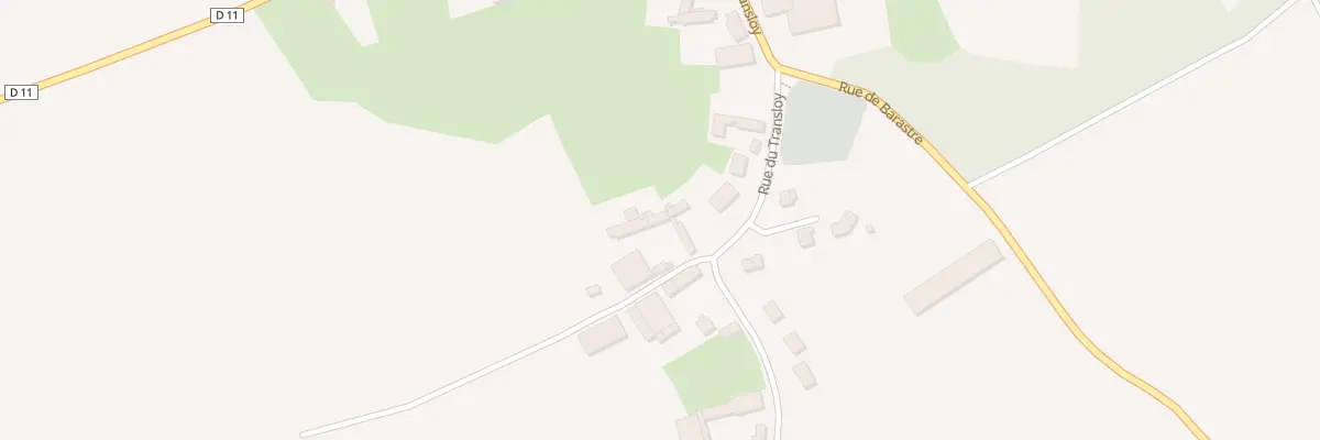 Plan du 11 Rue du Transloy à Villers-au-Flos
