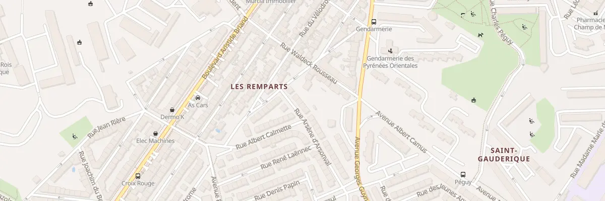 Plan du 5 Rue Arsène d’Arsonval à Perpignan