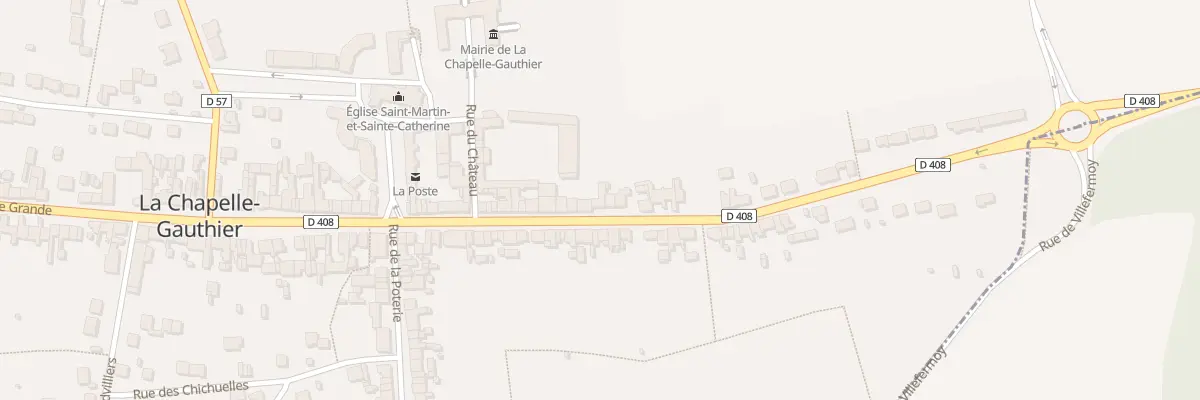Plan du 165 Fg de Nangis à La Chapelle-Gauthier