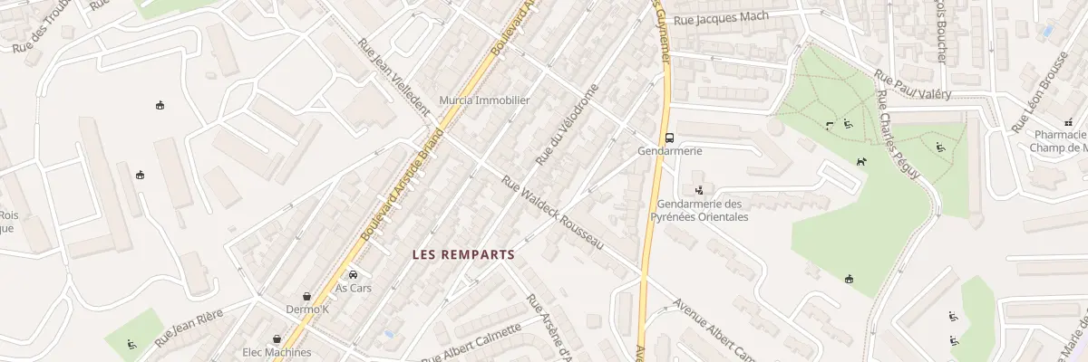 Plan du 37B Rue du Vélodrome à Perpignan