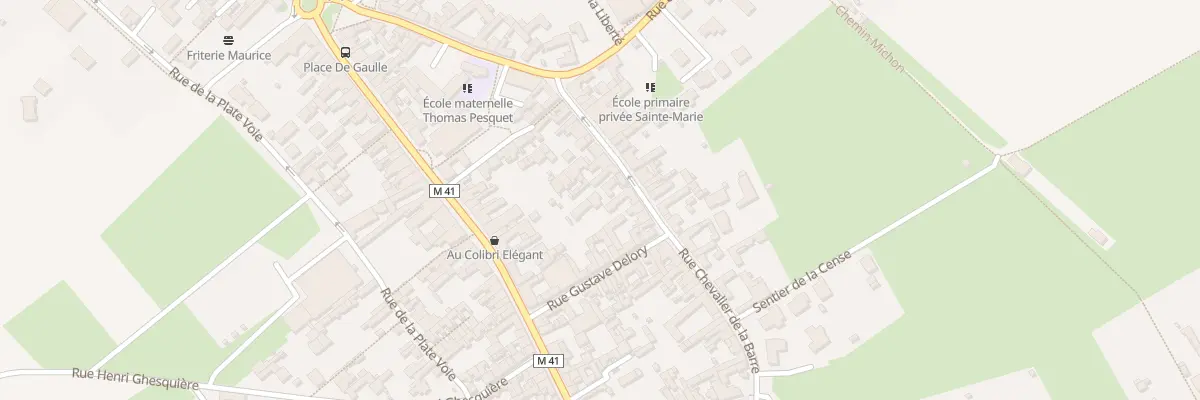 Plan du 67 Rue du Chevalier de la Barre à Sainghin-en-Weppes