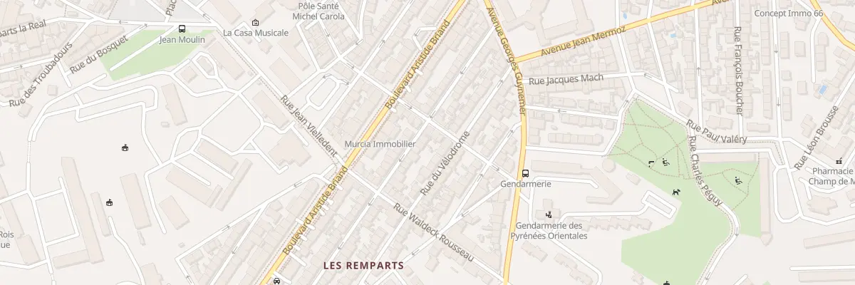 Plan du 33 Rue du Stadium à Perpignan
