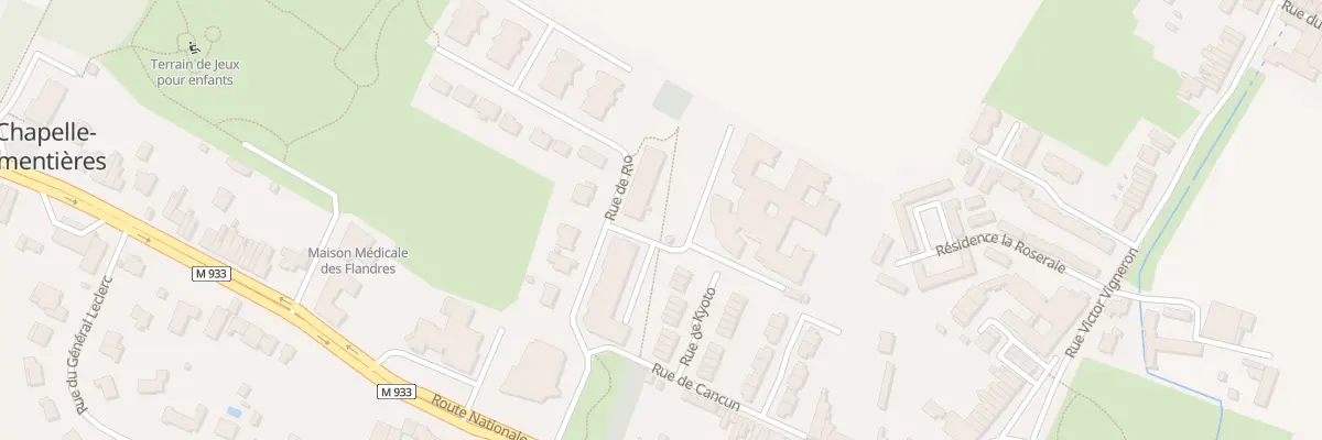 Plan du 10 Rue de Rio à La Chapelle-d’Armentières