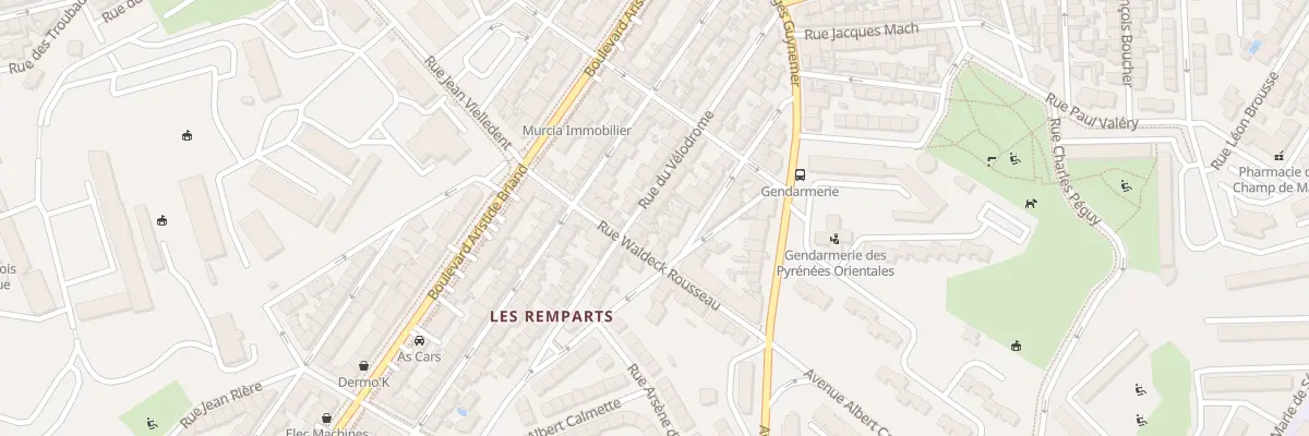 Plan du 35 Rue du Vélodrome à Perpignan