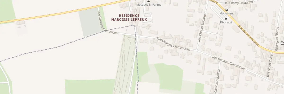 Plan du 21 Rue Georges Clémenceau à Estevelles