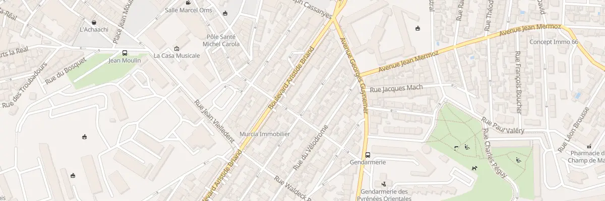 Plan du 26 Rue du Stadium à Perpignan
