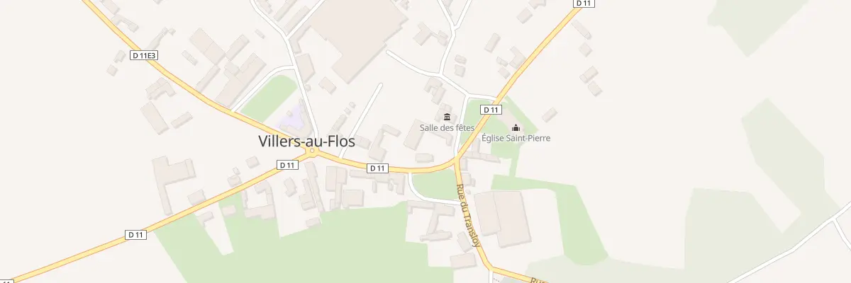 Plan du 15 Gr Grand Rue à Villers-au-Flos