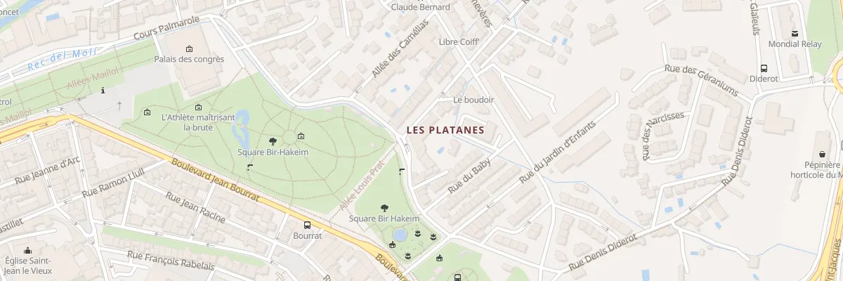 Plan du 2 Rue des Mimosas à Perpignan