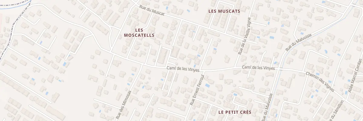 Plan du 88 Che des Vignes à Pia
