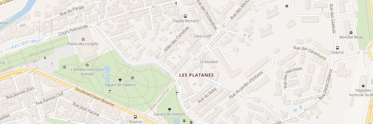 Plan du 11 Rue des Mimosas à Perpignan