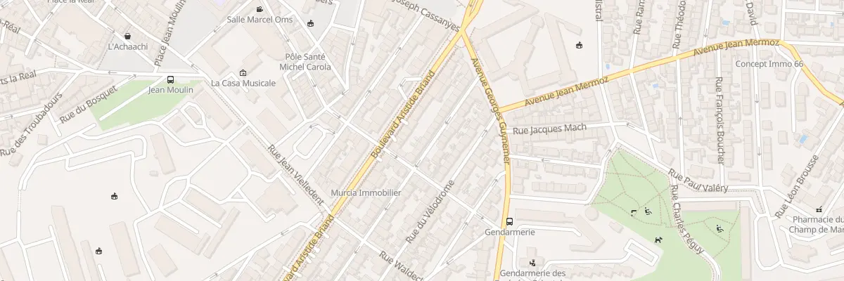 Plan du 24 Rue du Stadium à Perpignan