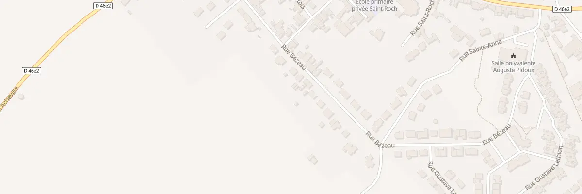 Plan du 33 Rue Bezeau à Rouvroy