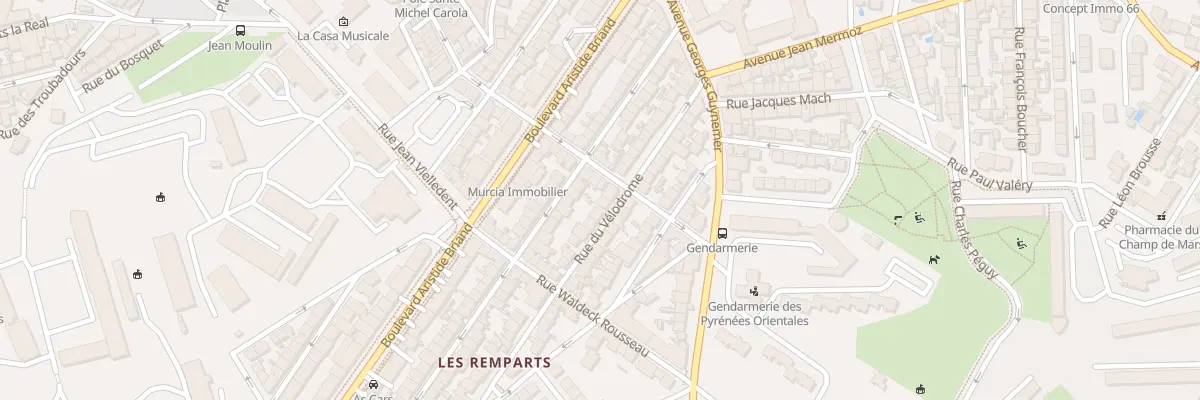 Plan du 24 Rue du Vélodrome à Perpignan