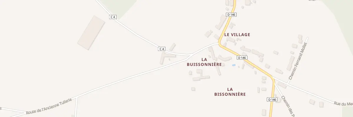 Plan du 2 Rte de l’Ancienne Tuilerie à Pers-en-Gâtinais