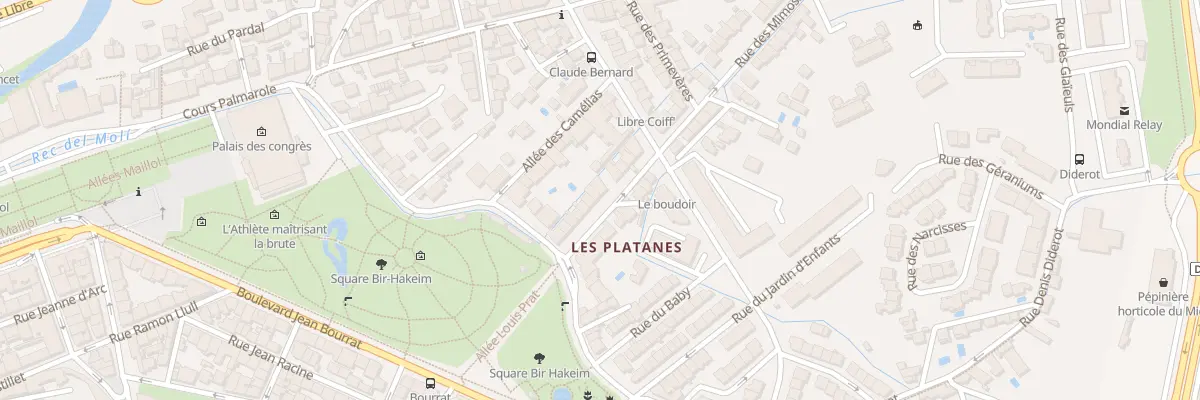 Plan du 13 Rue des Mimosas à Perpignan