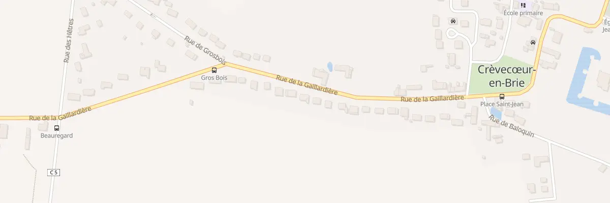 Plan du 27 Rue de la Gaillardière à Crèvecœur-en-Brie