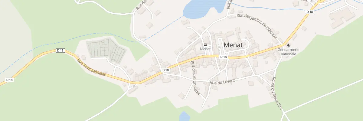 Plan du 5149A Le Bourg à Menat