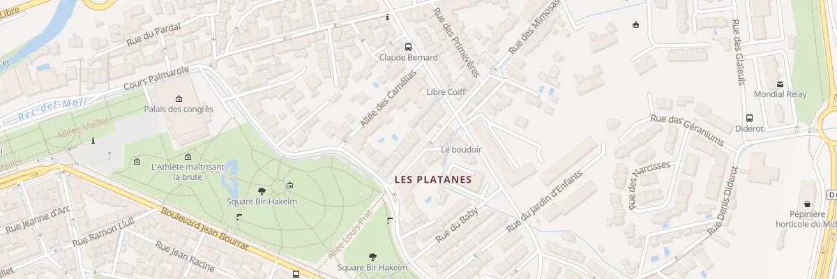 Plan du 15 Rue des Mimosas à Perpignan