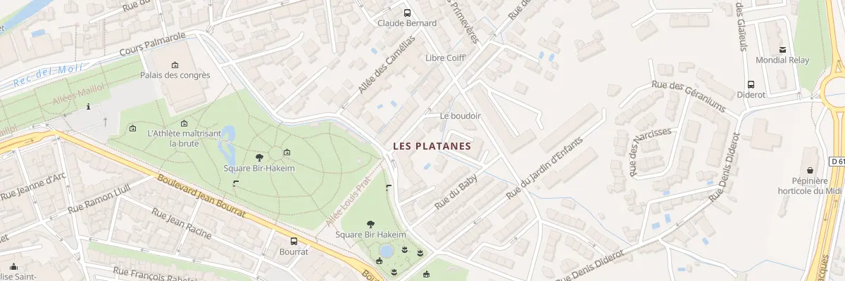 Plan du 6 Rue des Mimosas à Perpignan