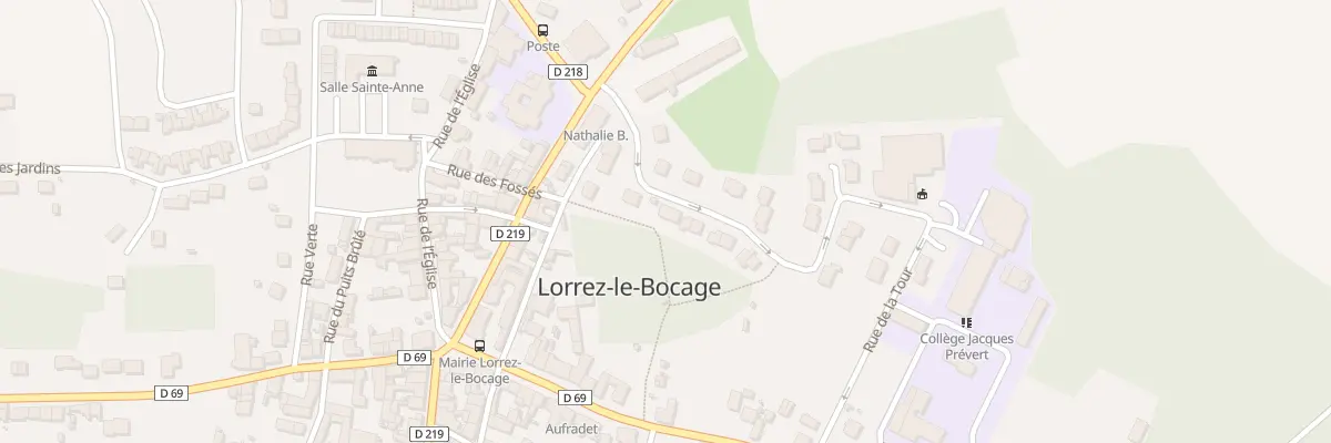 Plan du 10 Rue de la Tour à Lorrez-le-Bocage-Préaux