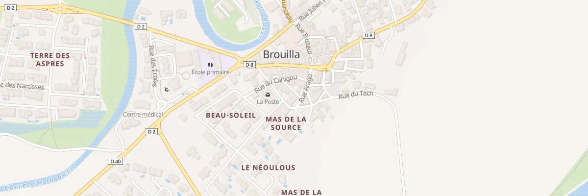 Plan du 10 Rue Maillol à Brouilla