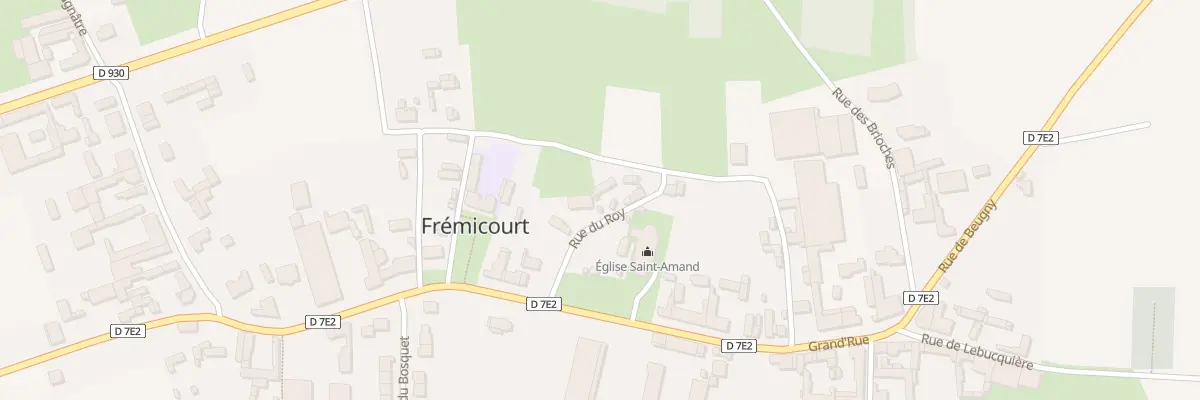 Plan du 4 Rue du Roy à Frémicourt