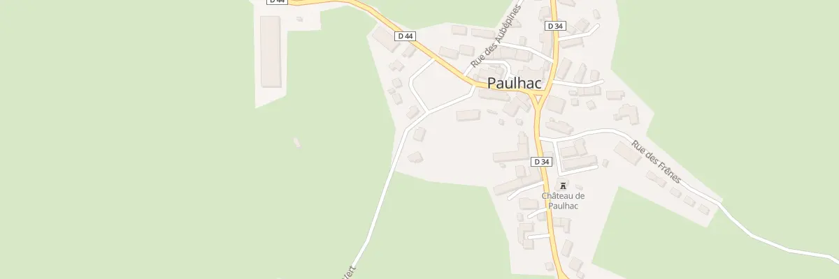 Plan du 1 Rue du Chemin Vert à Paulhac
