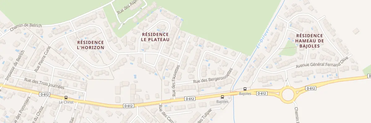 Plan du 9 Rue des Fauvettes à Bages