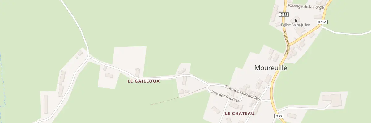 Plan du 5096 Le Gailloux à Moureuille